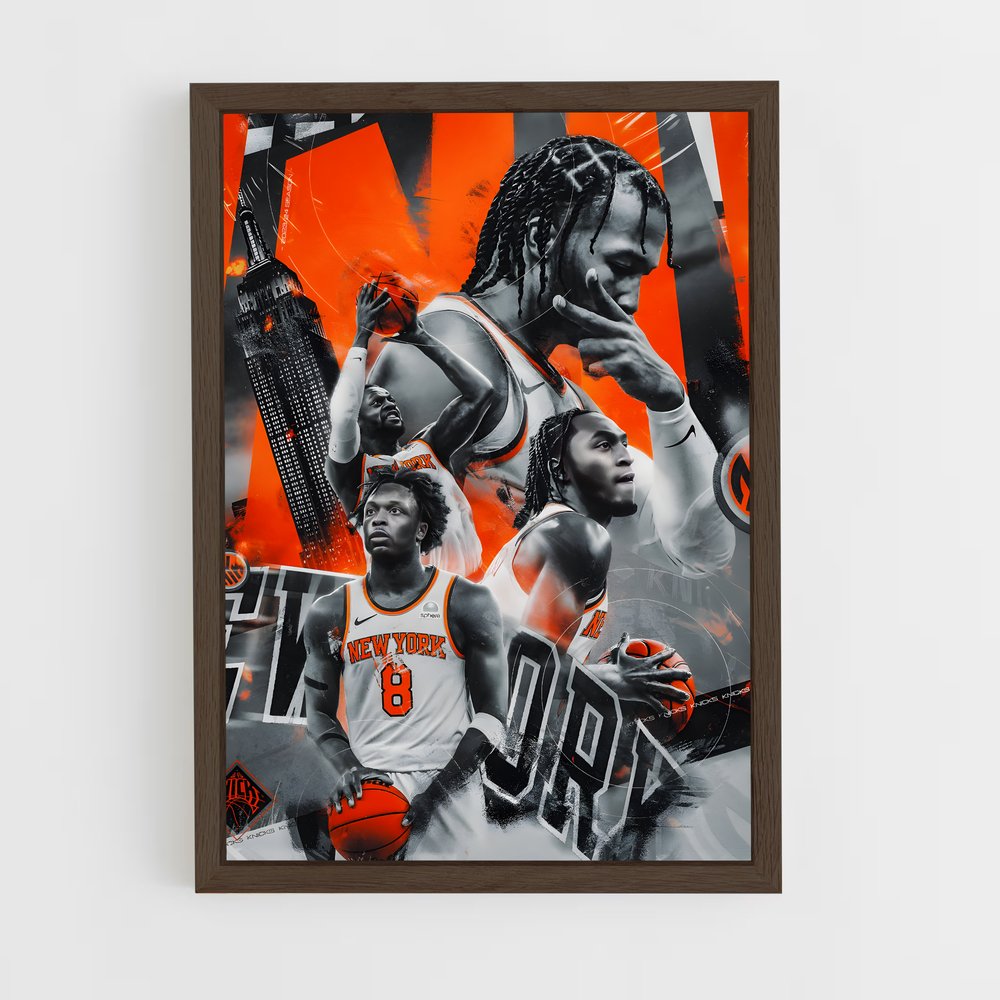 Poster New York Hoops – affiche Basketball (vue 5)