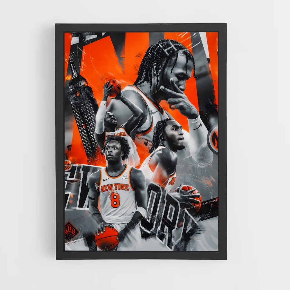 Poster New York Hoops – affiche Basketball (vue 2)