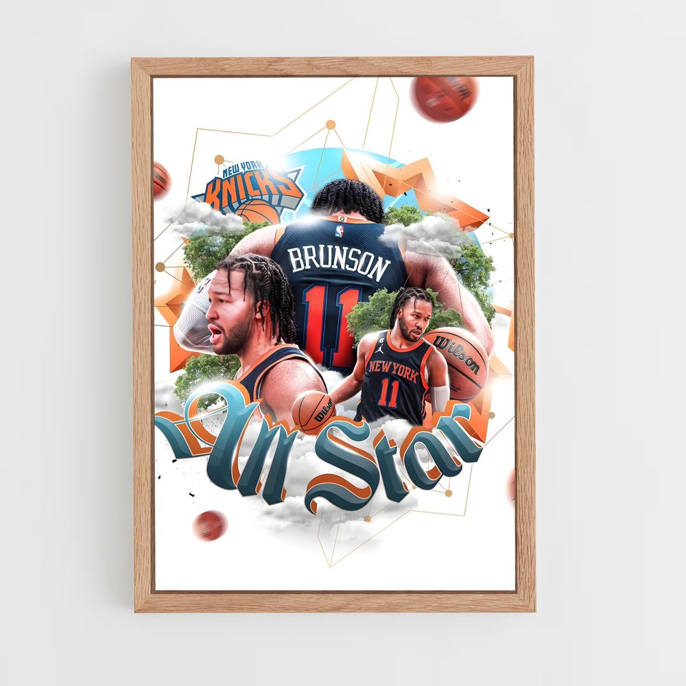 Poster All Star Knicks – affiche Basketball (vue 4)