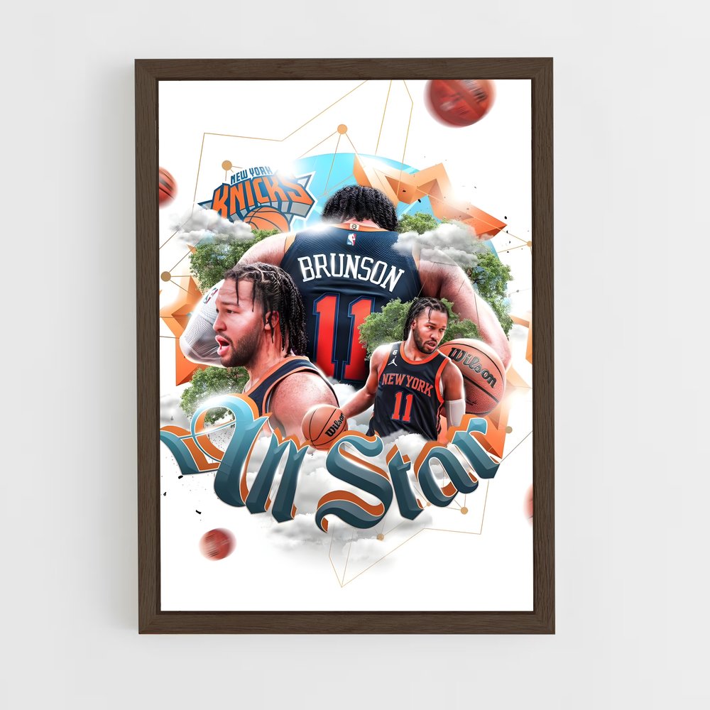 Poster All Star Knicks – affiche Basketball (vue 5)