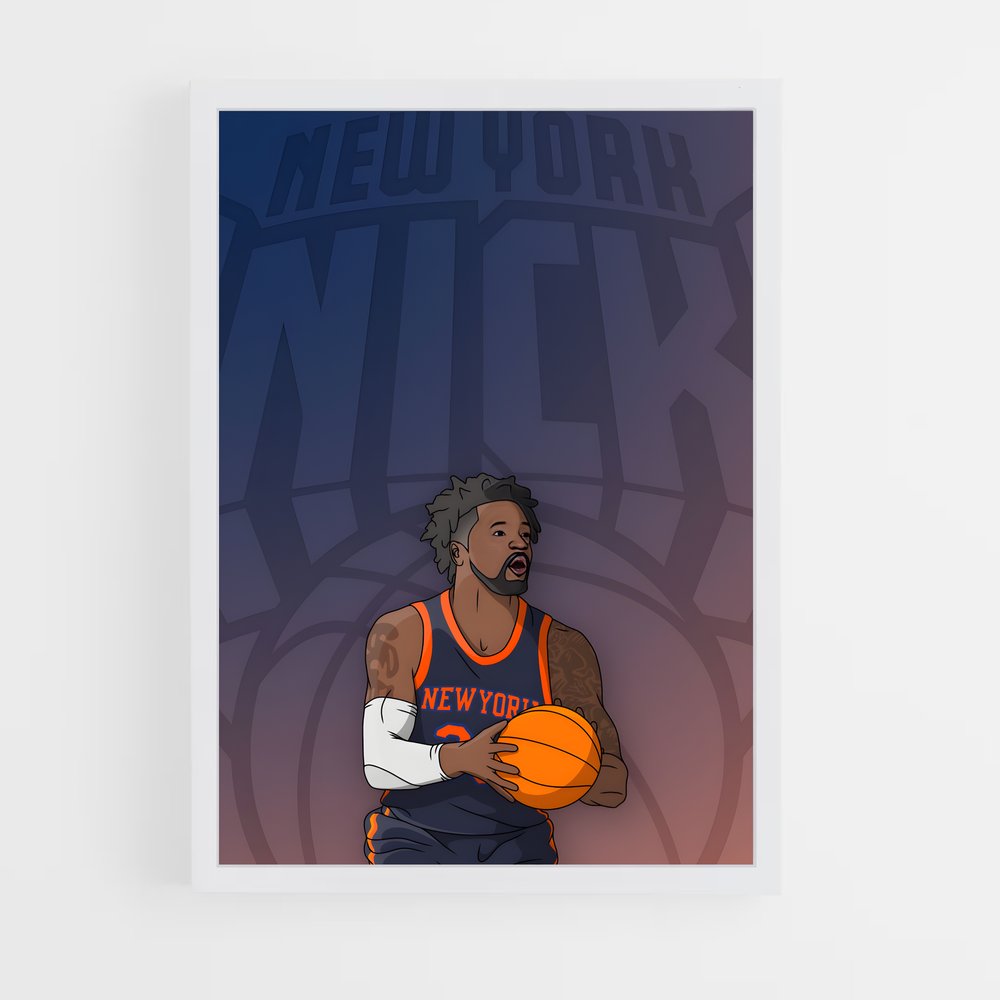 Poster New York Knicks Dunk – affiche Basketball (vue 3)