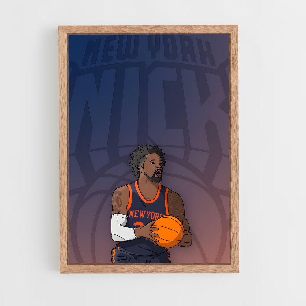 Poster New York Knicks Dunk – affiche Basketball (vue 4)