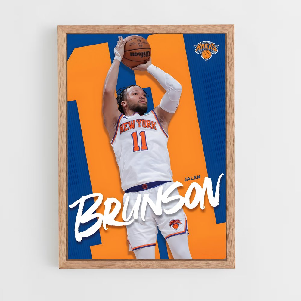 Poster New York Knicks Brunson – affiche Basketball (vue 4)