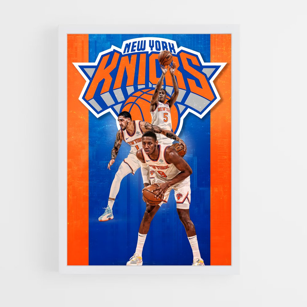 Poster New York Knicks Rivals – affiche Basketball (vue 3)