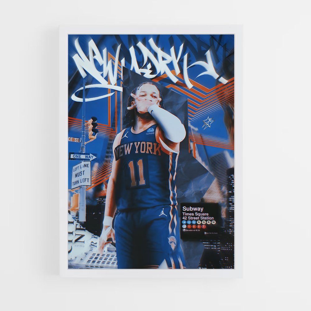Poster New York Showtime – affiche Basketball (vue 3)