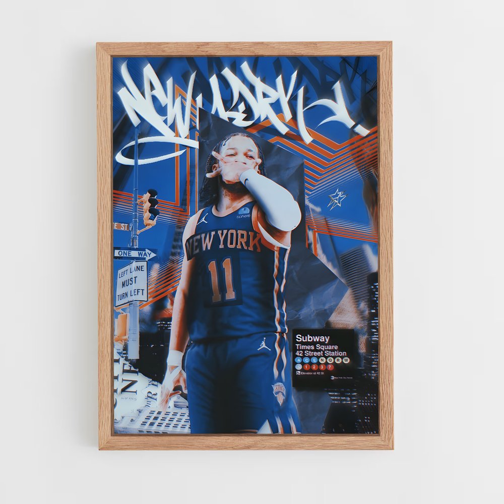 Poster New York Showtime – affiche Basketball (vue 4)