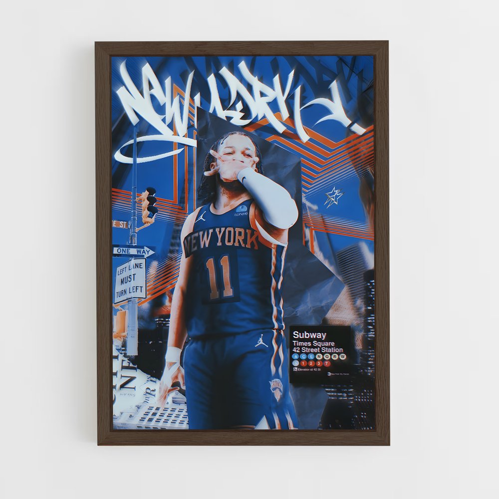 Poster New York Showtime – affiche Basketball (vue 5)