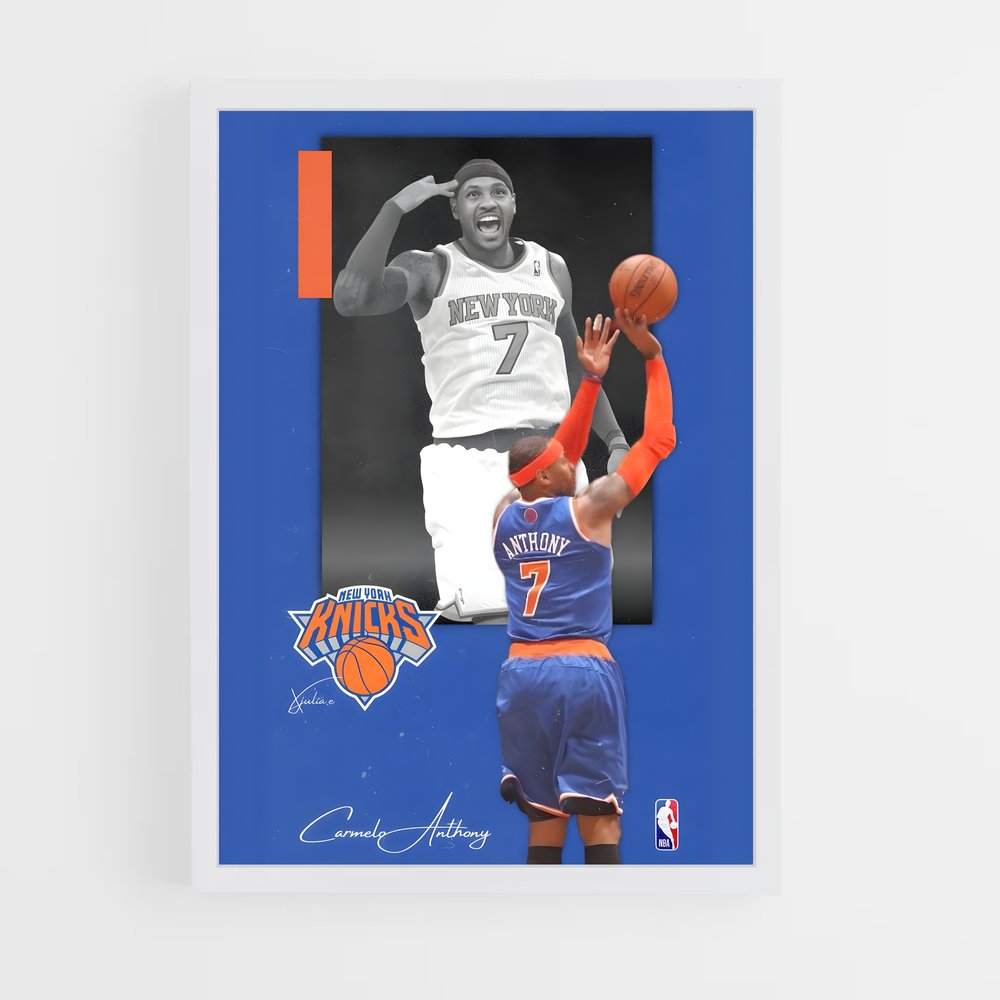 Poster Knicks Basketball Star (vue 3)