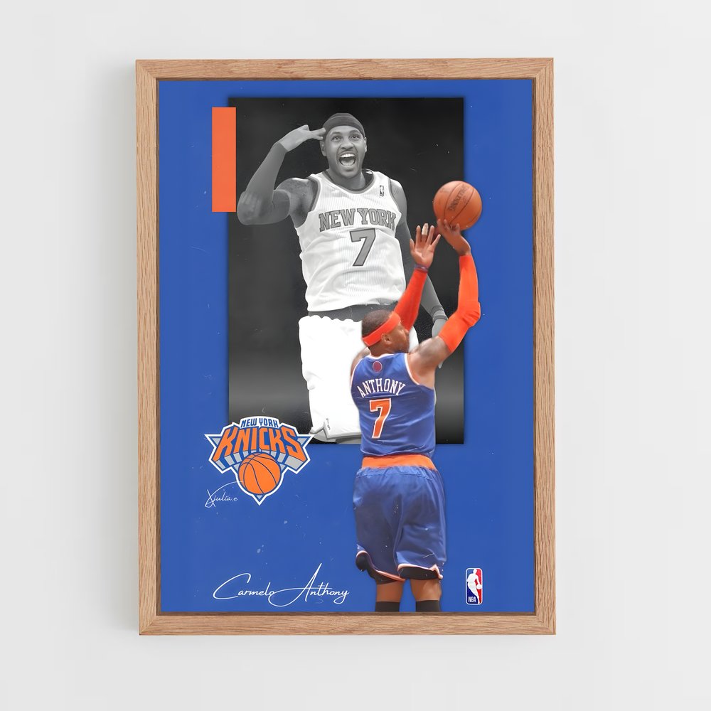 Poster Knicks Basketball Star (vue 4)