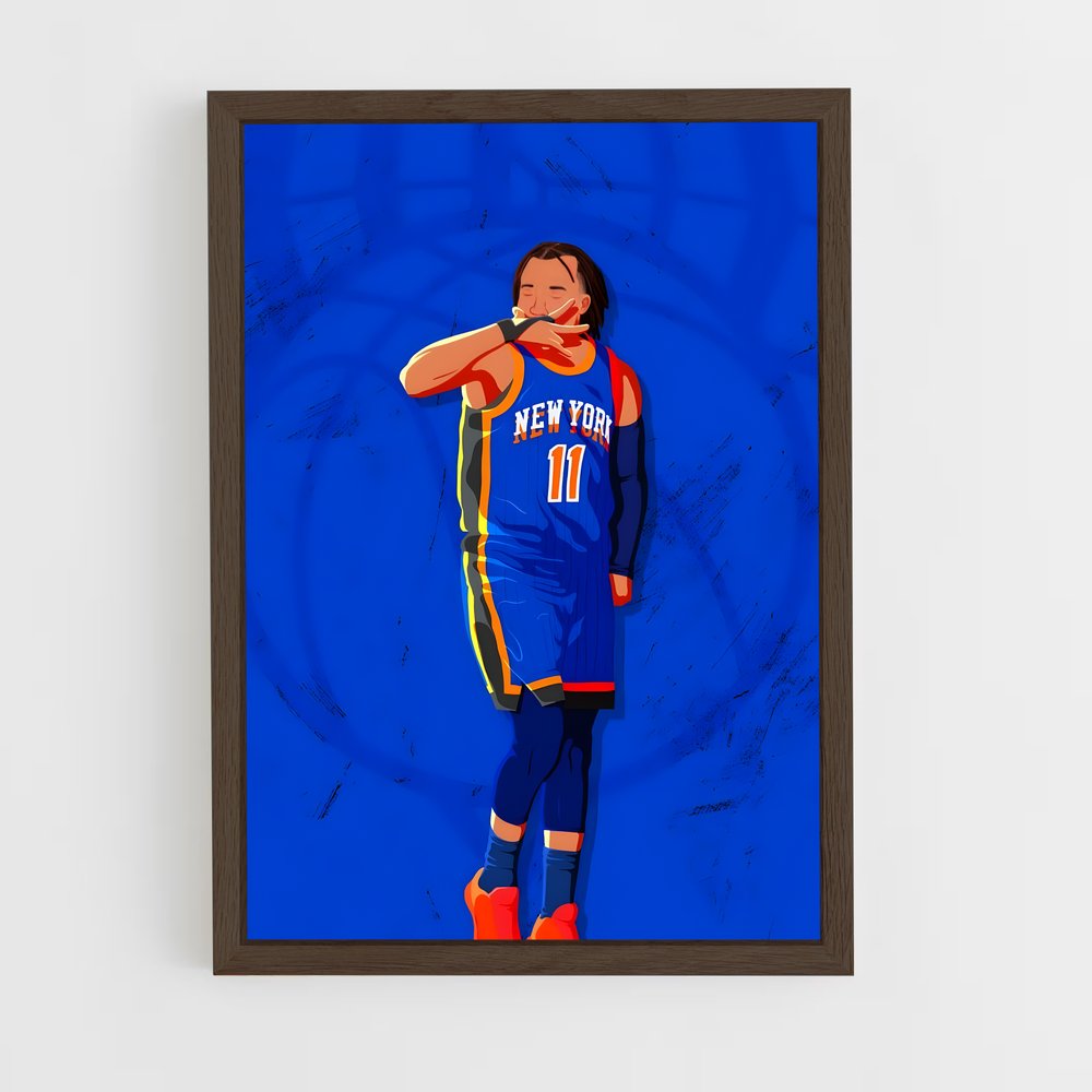 Poster Blue Knicks Player – affiche Basketball (vue 5)