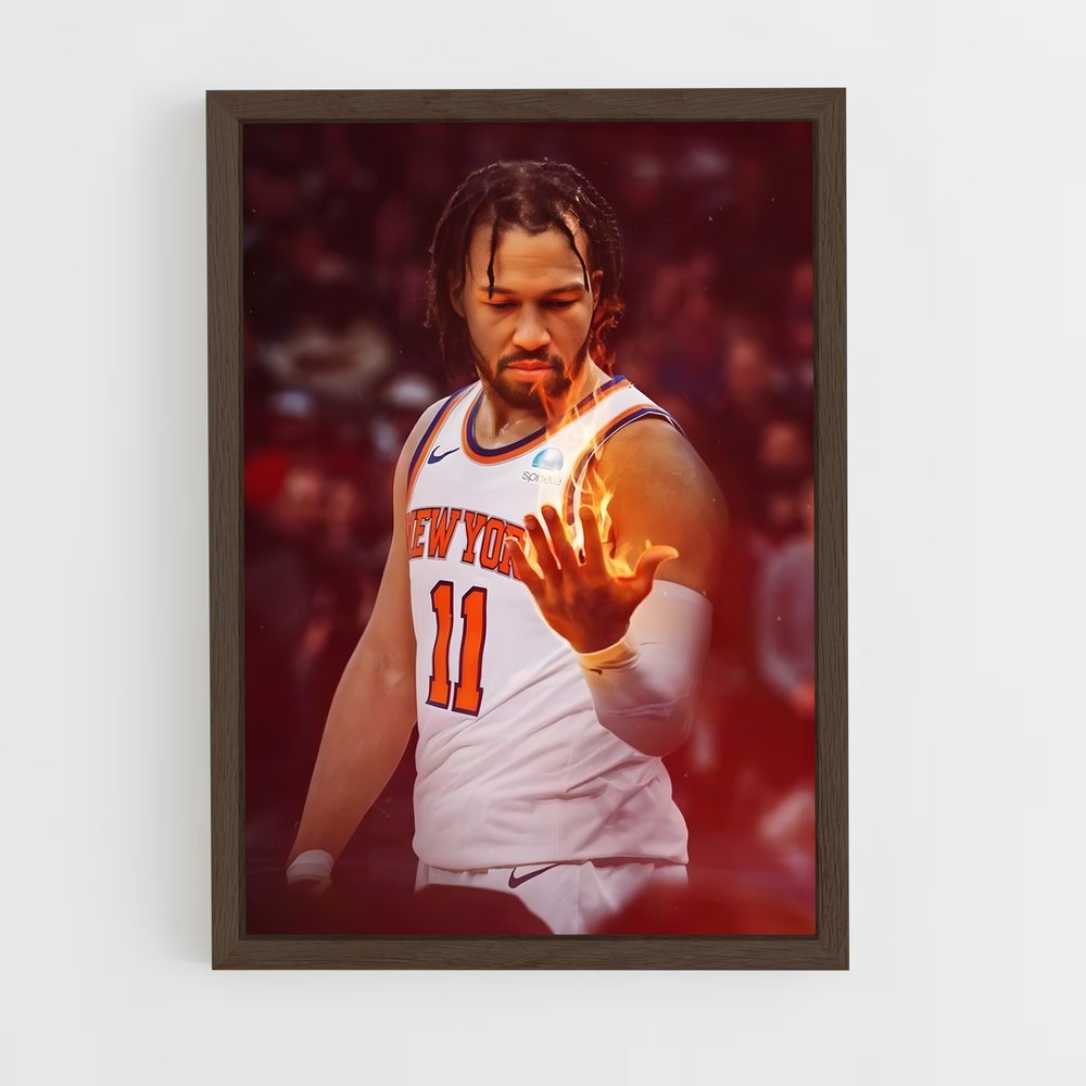 Poster Flamme des Knicks – affiche Basketball (vue 5)