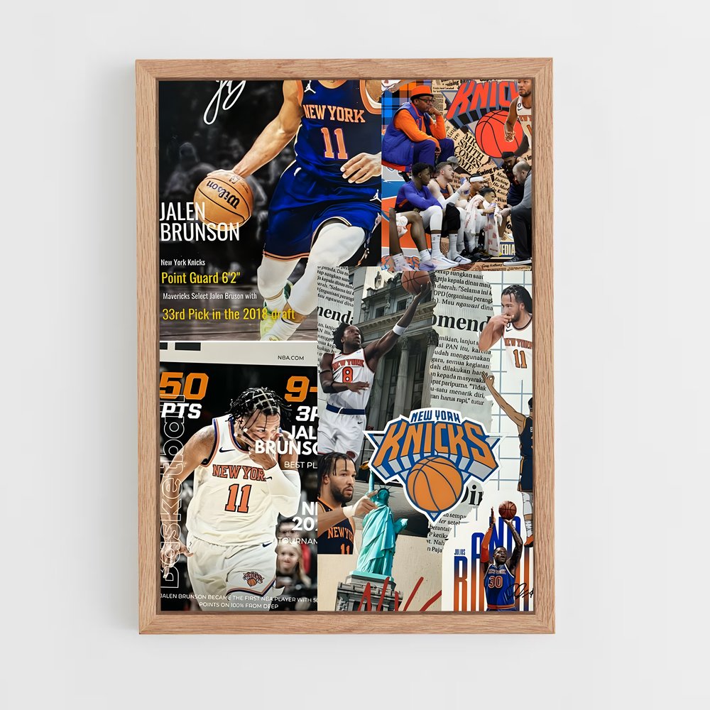 Poster Knicks All-Stars – affiche Basketball (vue 4)