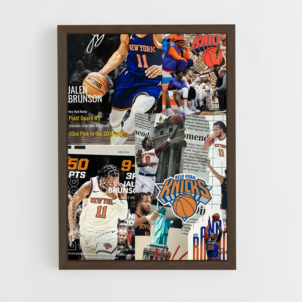 Poster Knicks All-Stars – affiche Basketball (vue 5)