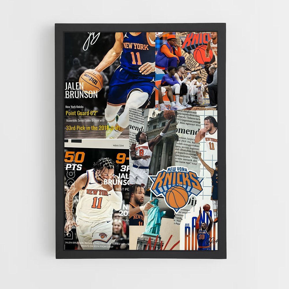 Poster Knicks All-Stars – affiche Basketball (vue 2)