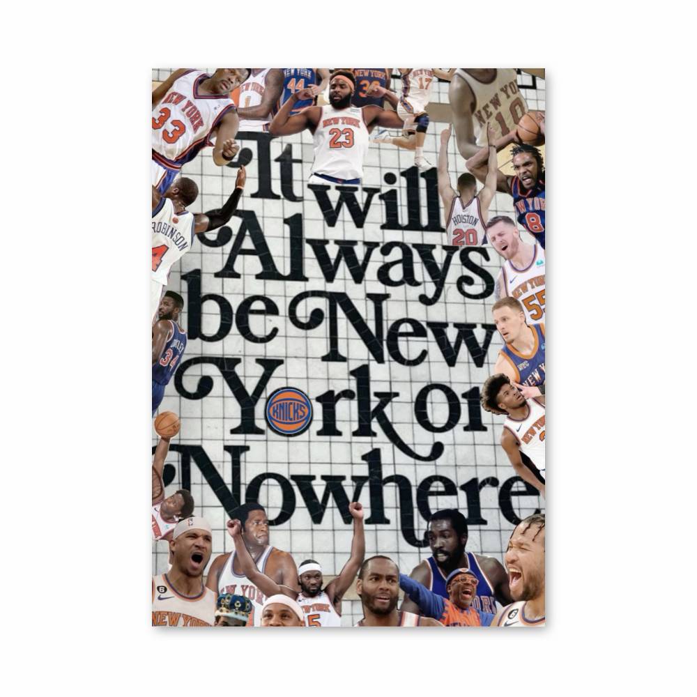 Poster Always New York – affiche Basketball