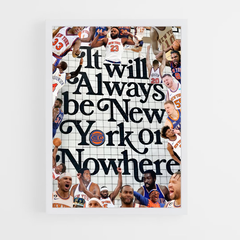 Poster Always New York – affiche Basketball (vue 3)