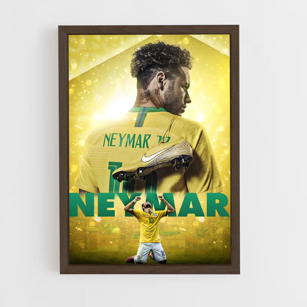 Poster Neymar Nike – affiche Football (vue 5)