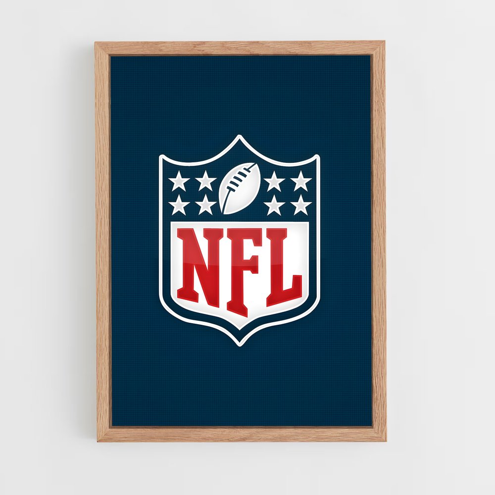 Poster Logo NFL – affiche Football US (vue 4)