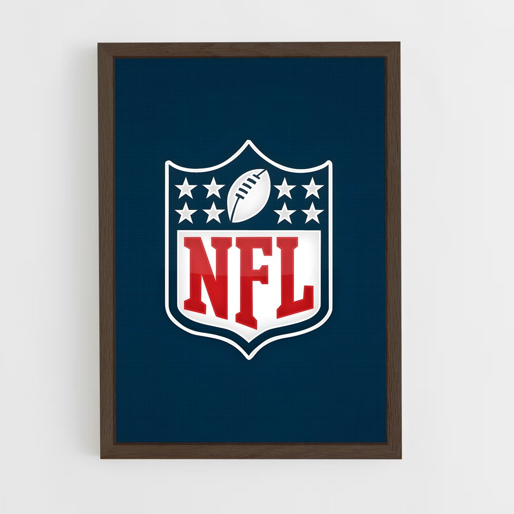 Poster Logo NFL – affiche Football US (vue 5)