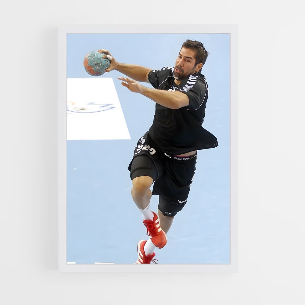 Poster Défi Handball – affiche Jeux Olympiques (vue 3)