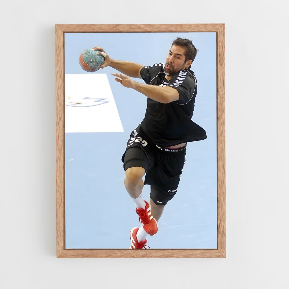 Poster Défi Handball – affiche Jeux Olympiques (vue 4)