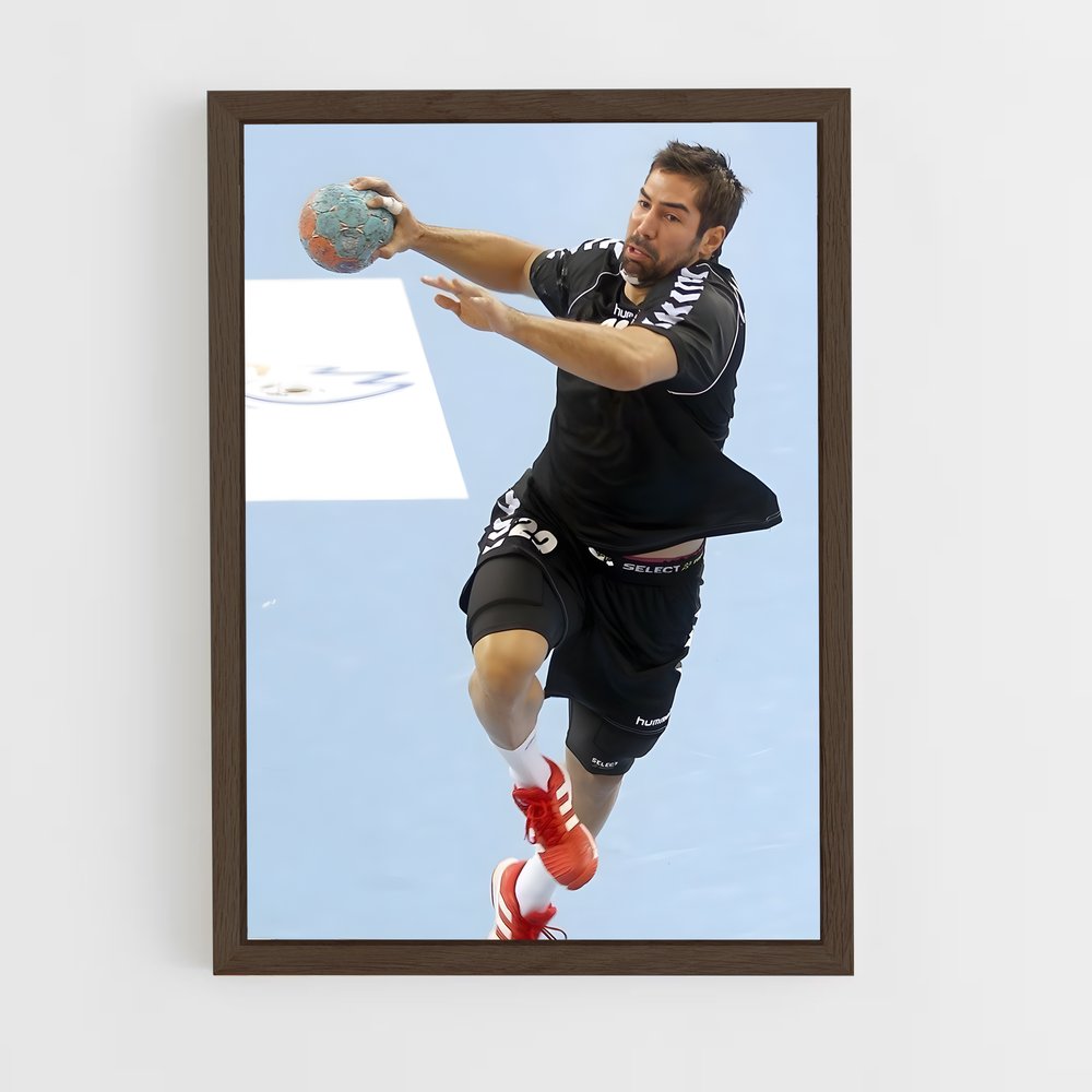 Poster Défi Handball – affiche Jeux Olympiques (vue 5)