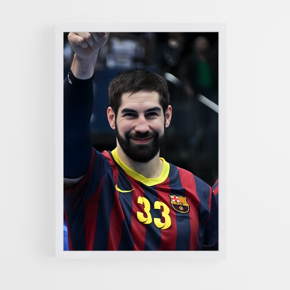 Poster Champion de Handball – affiche Jeux Olympiques (vue 3)