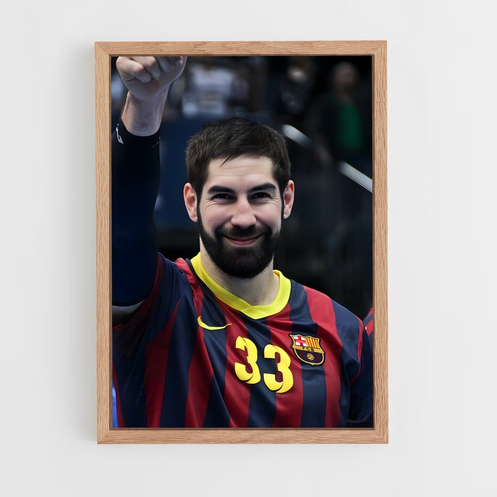 Poster Champion de Handball – affiche Jeux Olympiques (vue 4)