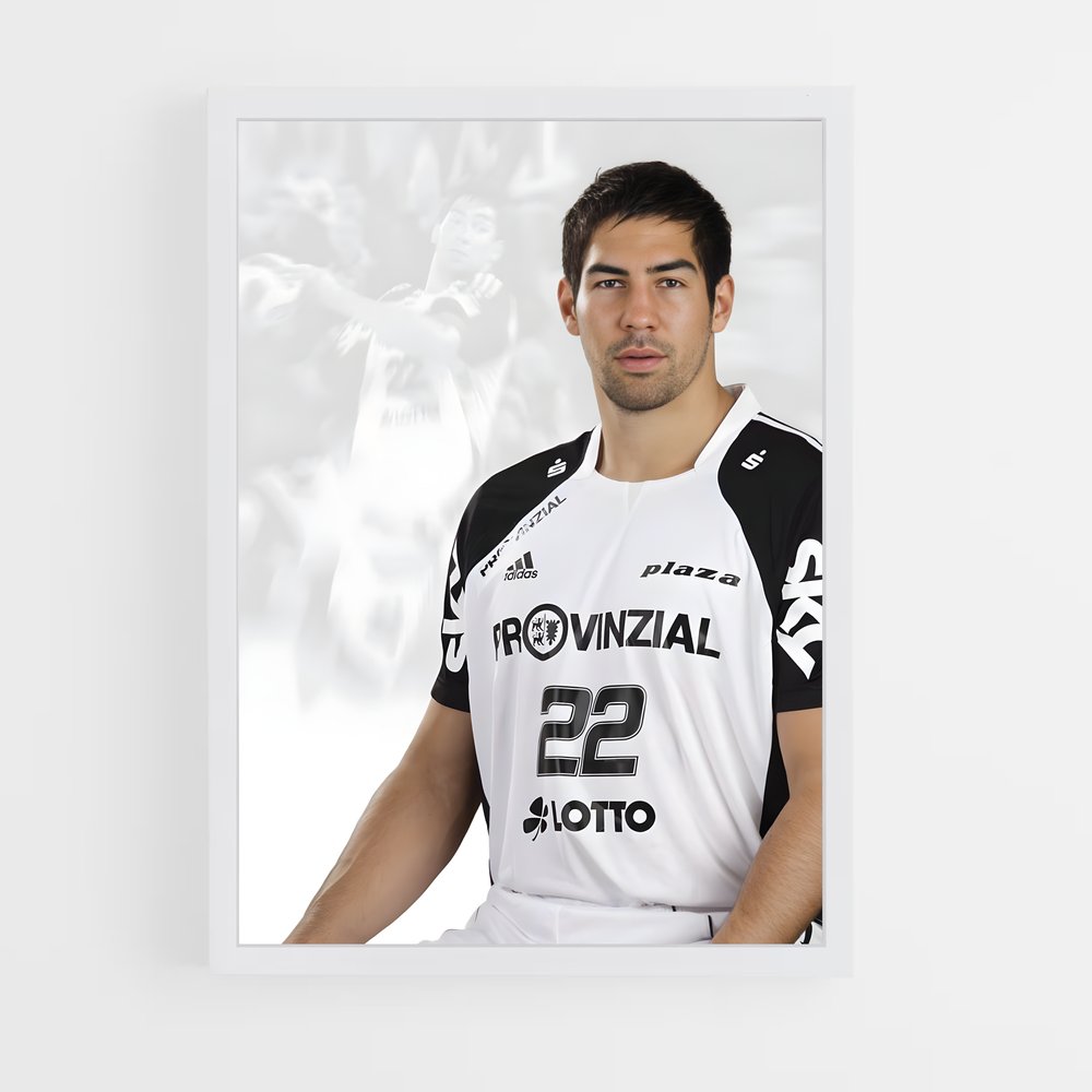 Poster Champion du Handball – affiche Jeux Olympiques (vue 3)
