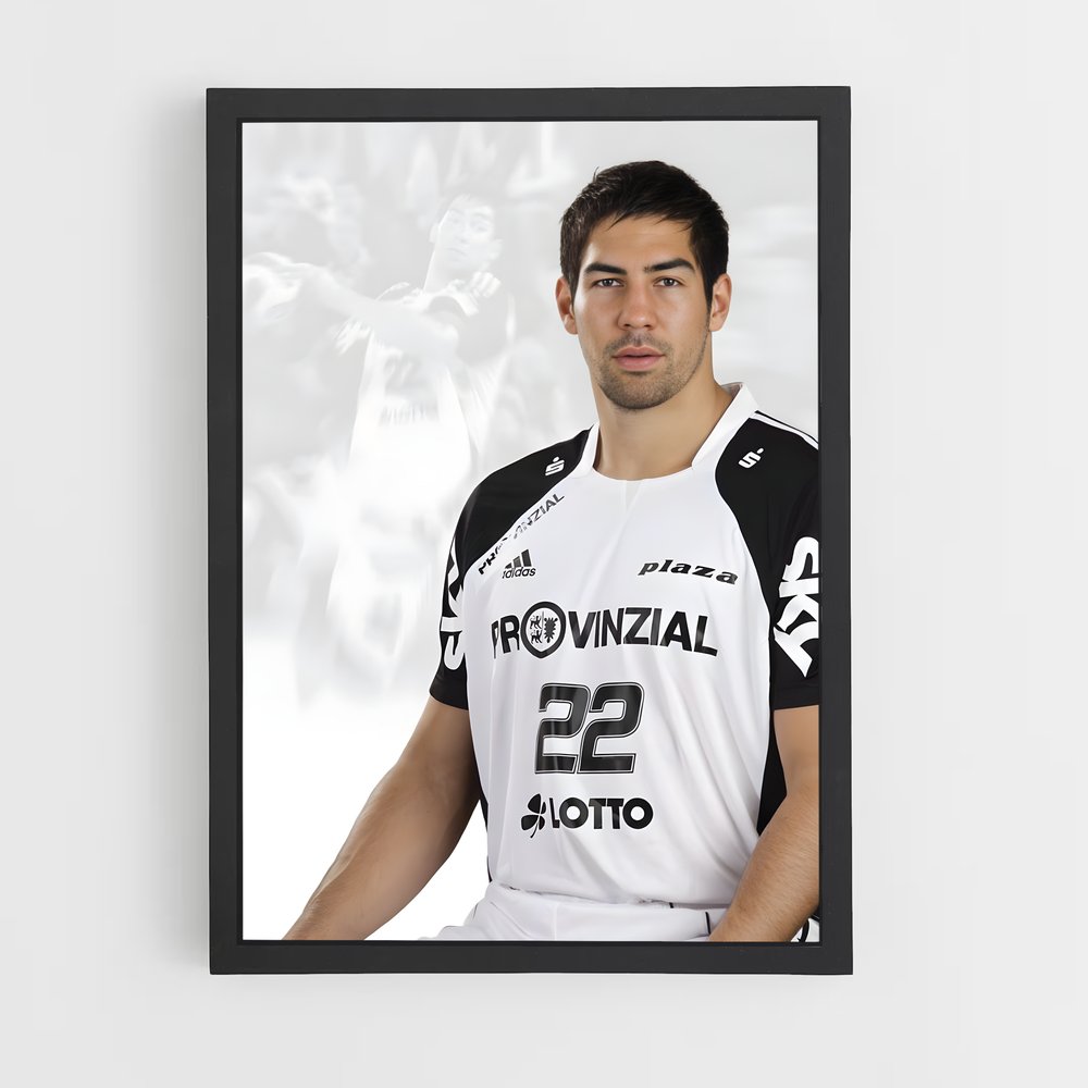 Poster Champion du Handball – affiche Jeux Olympiques (vue 2)