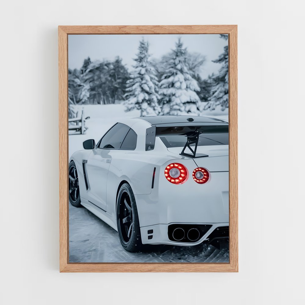 Poster Nissan GTR Neige (vue 4)