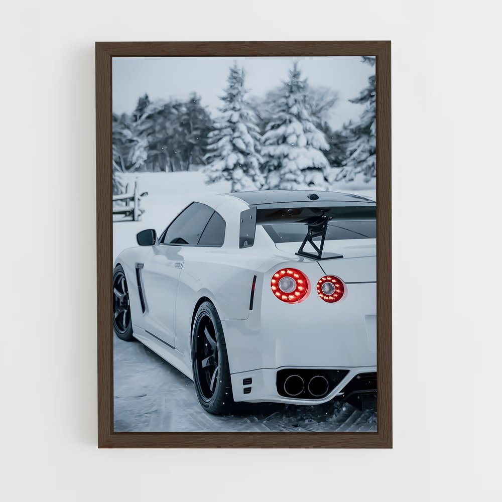 Poster Nissan GTR Neige (vue 5)