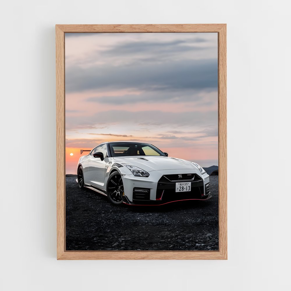 Poster Nissan GTR (vue 4)