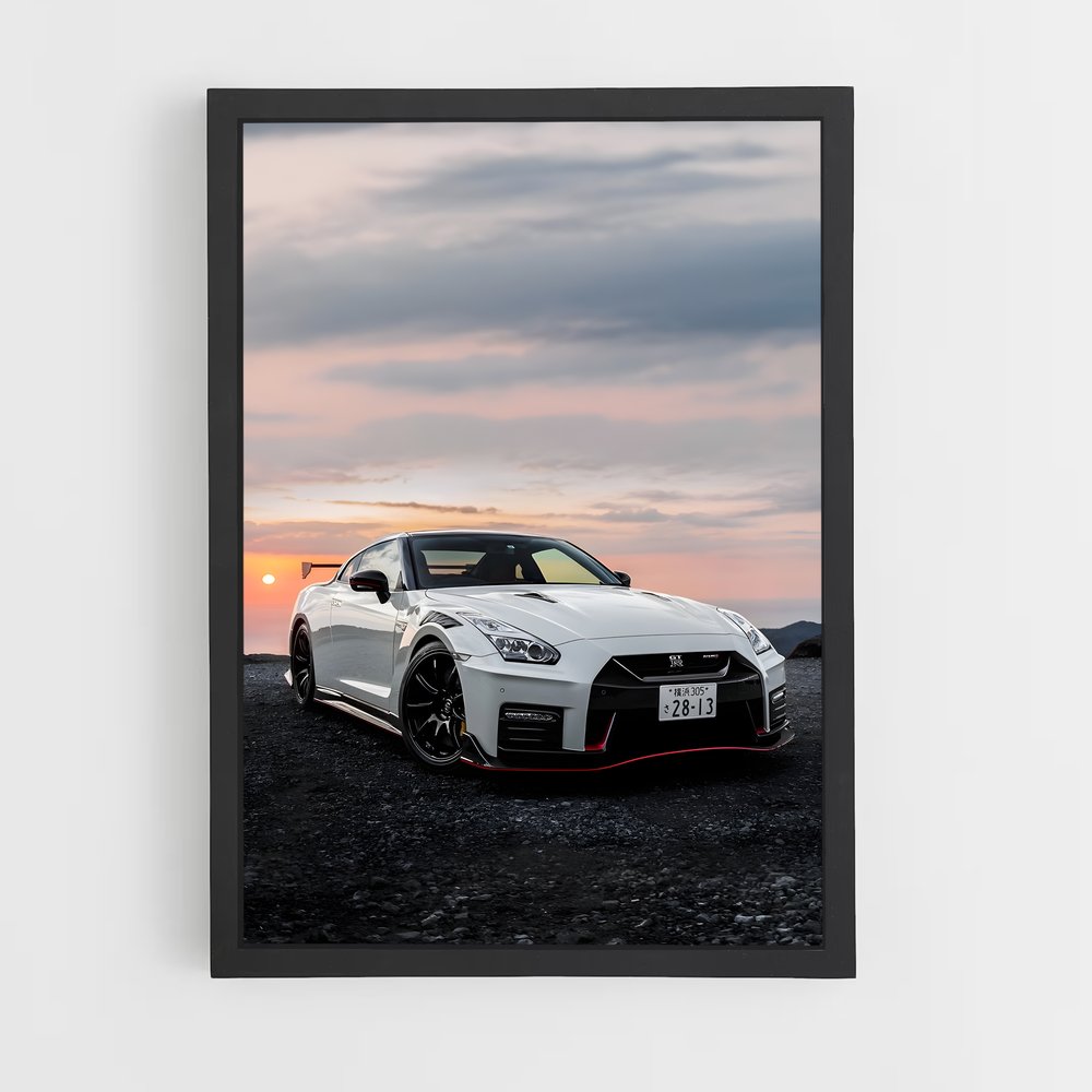 Poster Nissan GTR (vue 2)