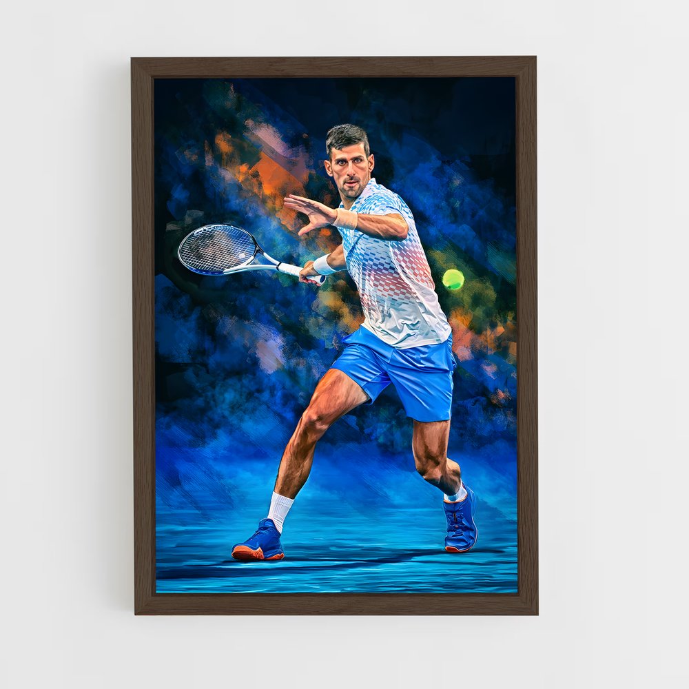 Poster Novak Djokovic Tennis (vue 5)