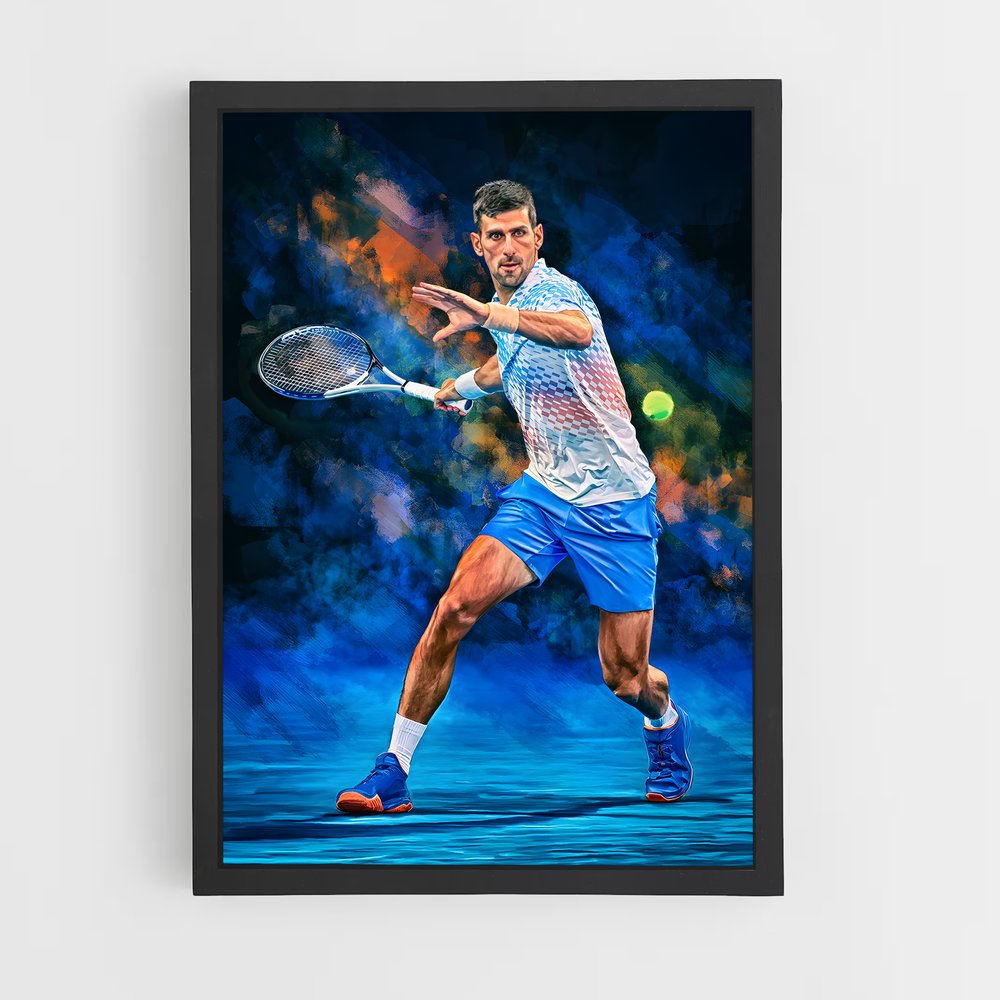 Poster Novak Djokovic Tennis (vue 2)