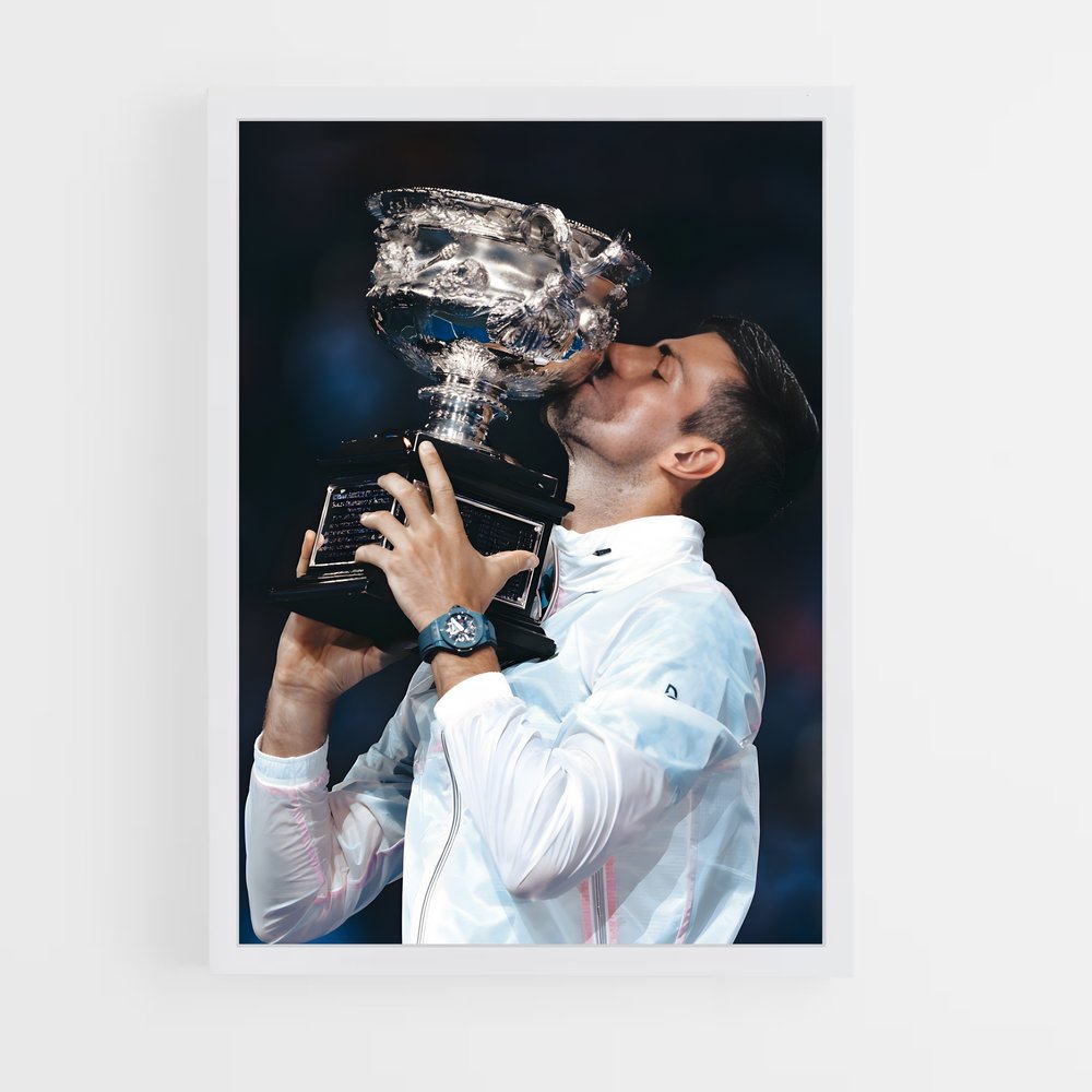 Poster Coupe Djokovic – affiche Tennis (vue 3)
