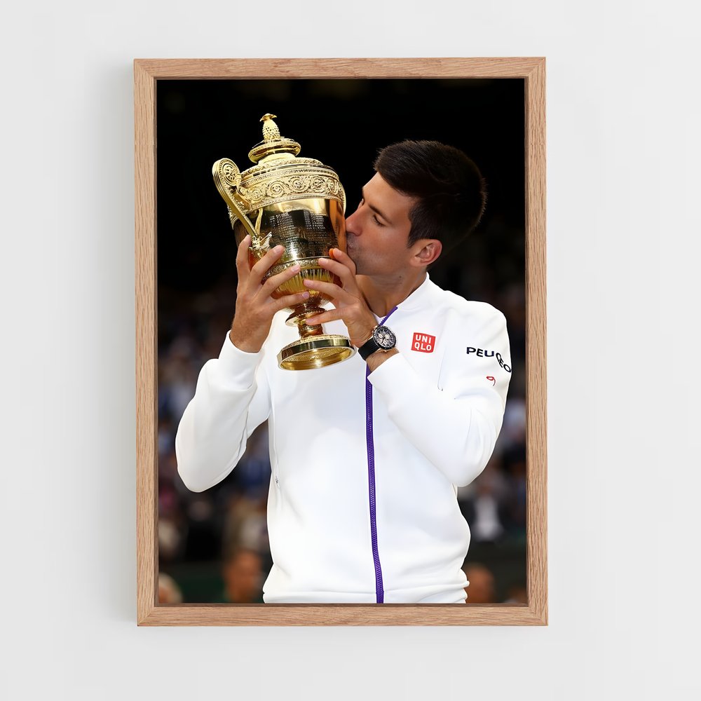 Poster Victoire Novak Djokovic – affiche Tennis (vue 4)