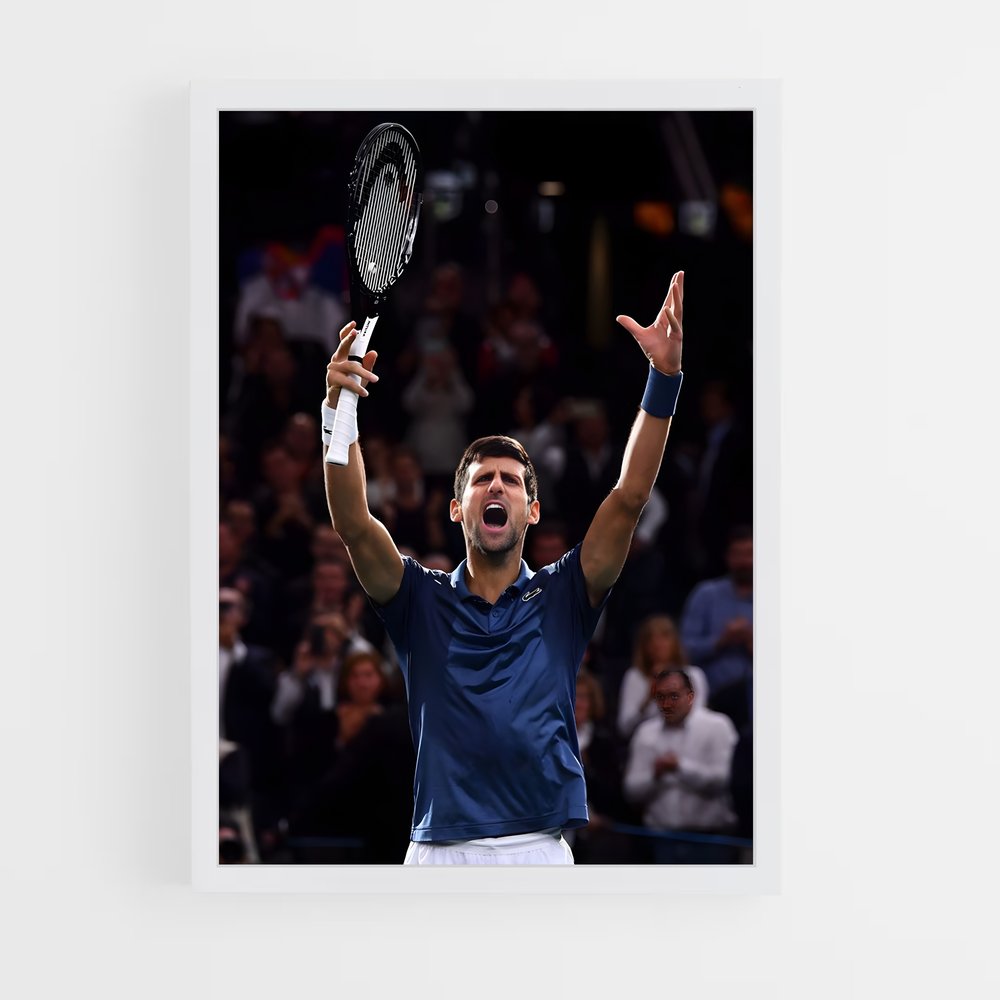 Poster Tennis Djokovic (vue 3)