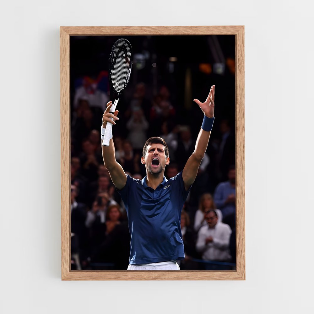 Poster Tennis Djokovic (vue 4)