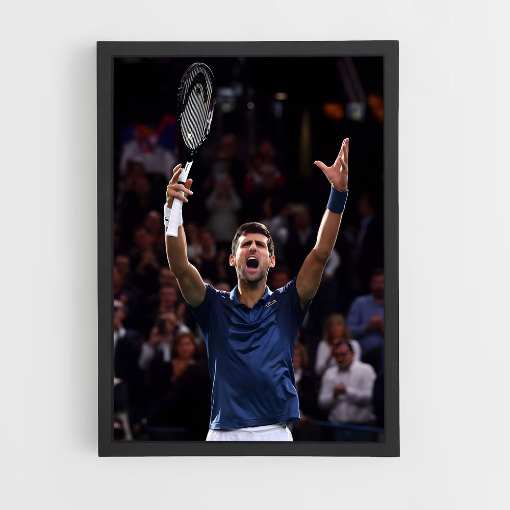 Poster Tennis Djokovic (vue 2)