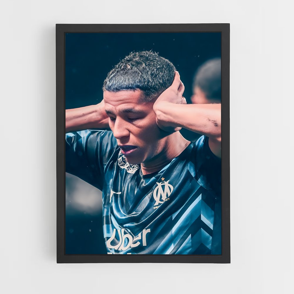 Poster OM Déception – affiche Football (vue 2)