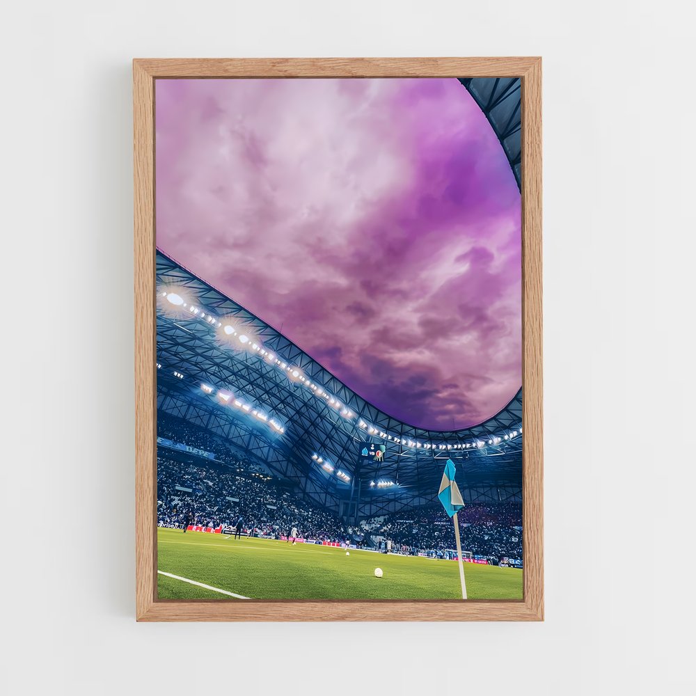 Poster OM Stade – affiche Football (vue 4)