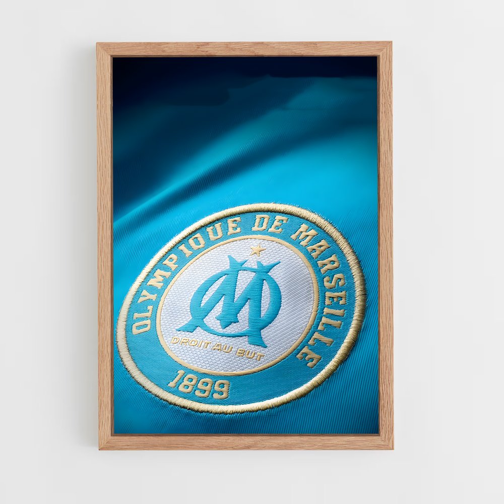 Poster OM Broderie – affiche Football (vue 4)