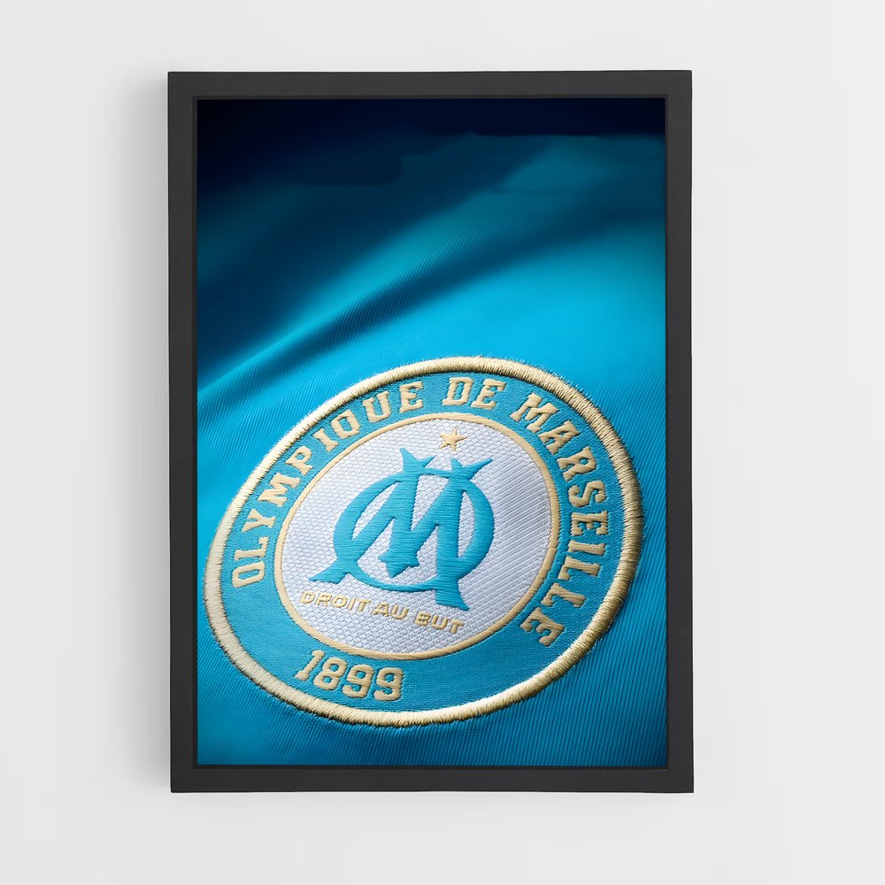 Poster OM Broderie – affiche Football (vue 2)