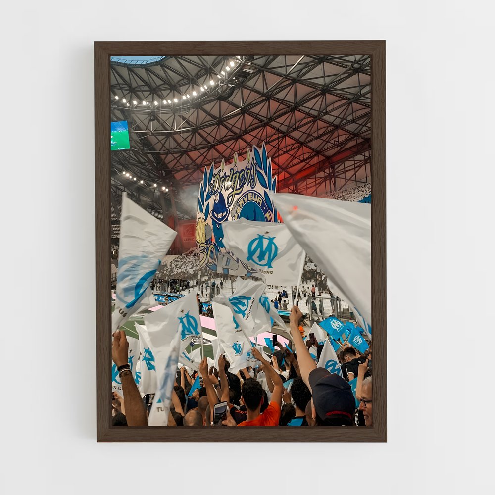 Poster OM Supporters – affiche Football (vue 5)