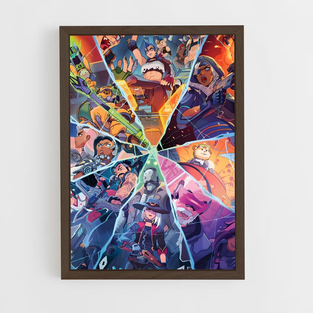 Poster Heroes Fracturés – affiche Overwatch (vue 5)