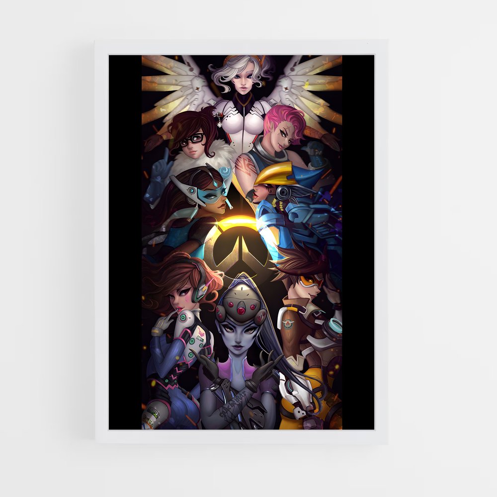 Poster Héros Overwatch (vue 3)