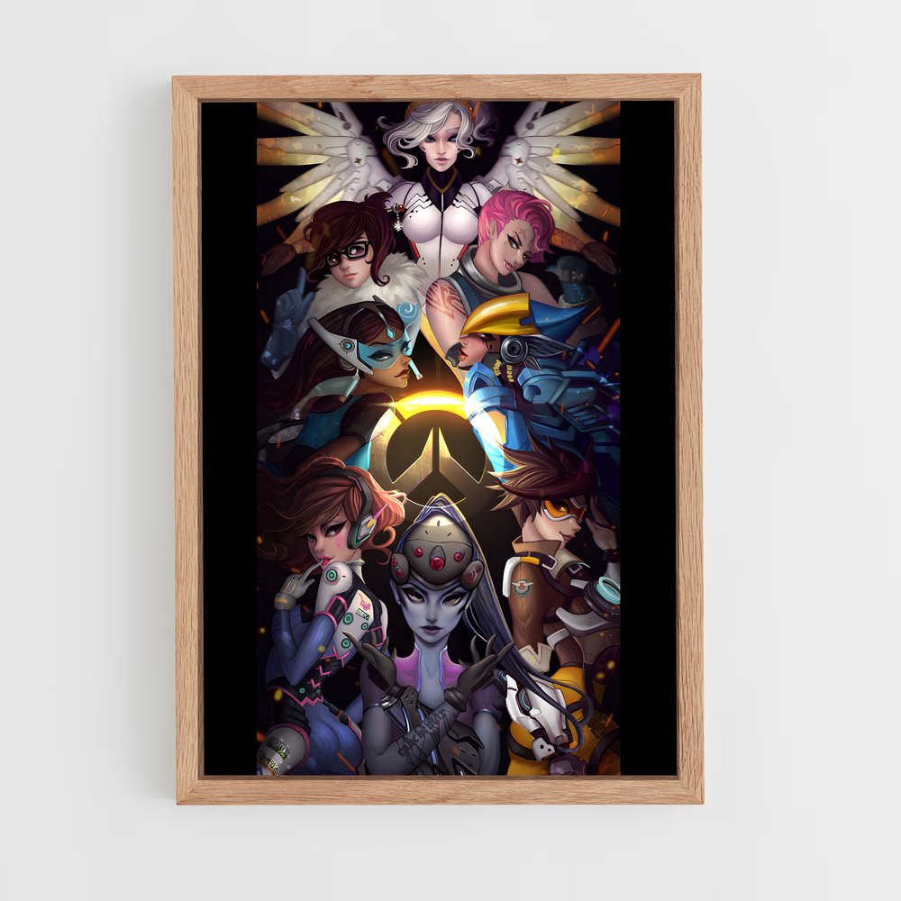 Poster Héros Overwatch (vue 4)