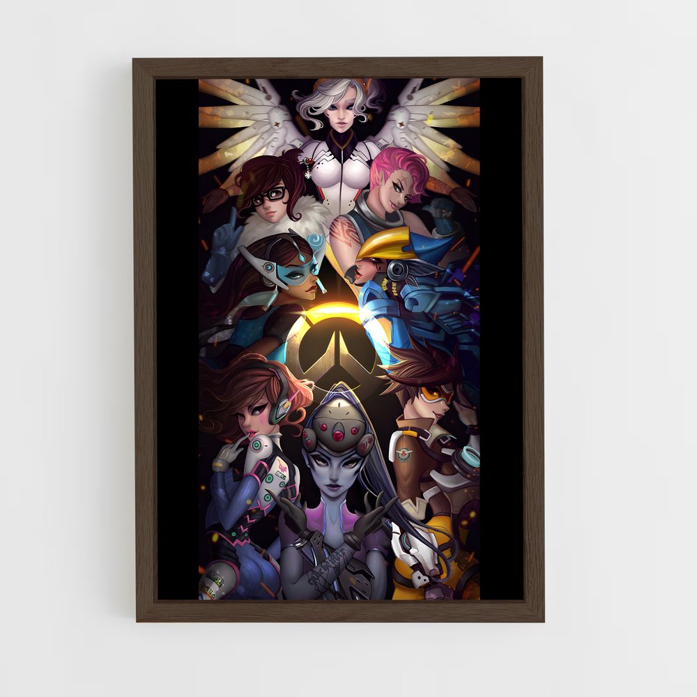 Poster Héros Overwatch (vue 5)